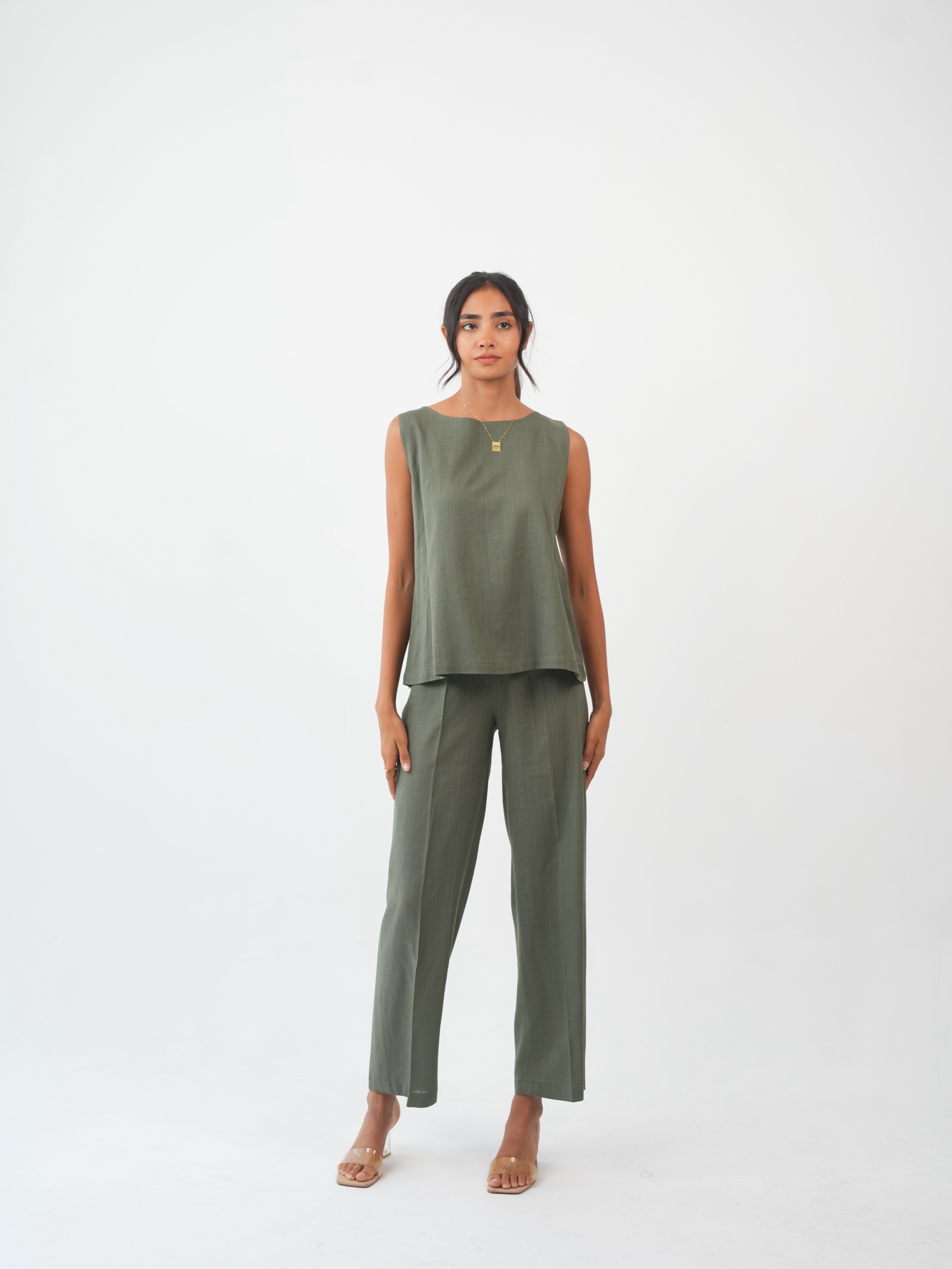 MIRA PANTS - Olive