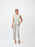 MIRA TOP - Ivory sand