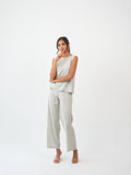 MIRA PANTS - Ivory Sand