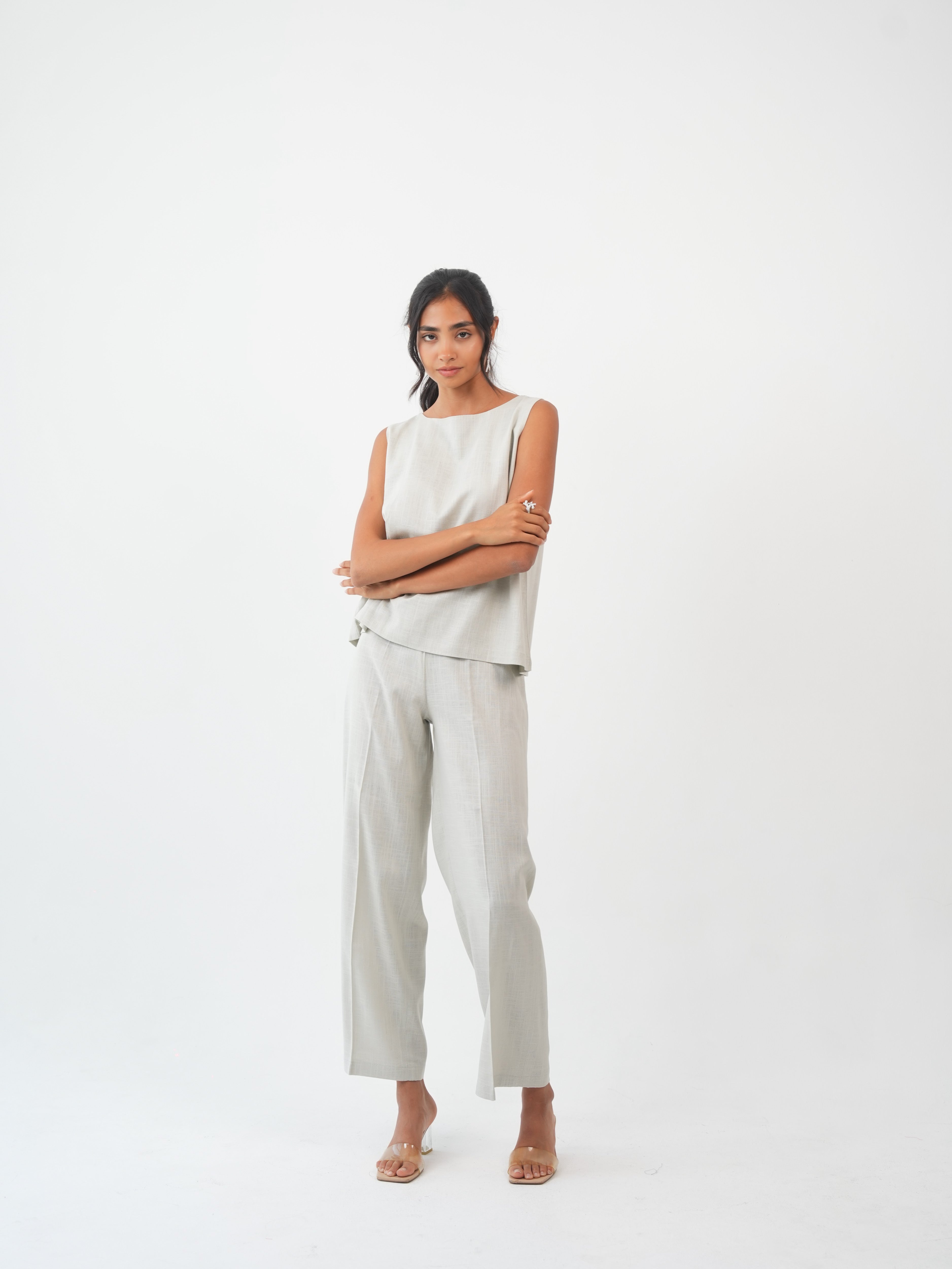 MIRA PANTS - Ivory Sand