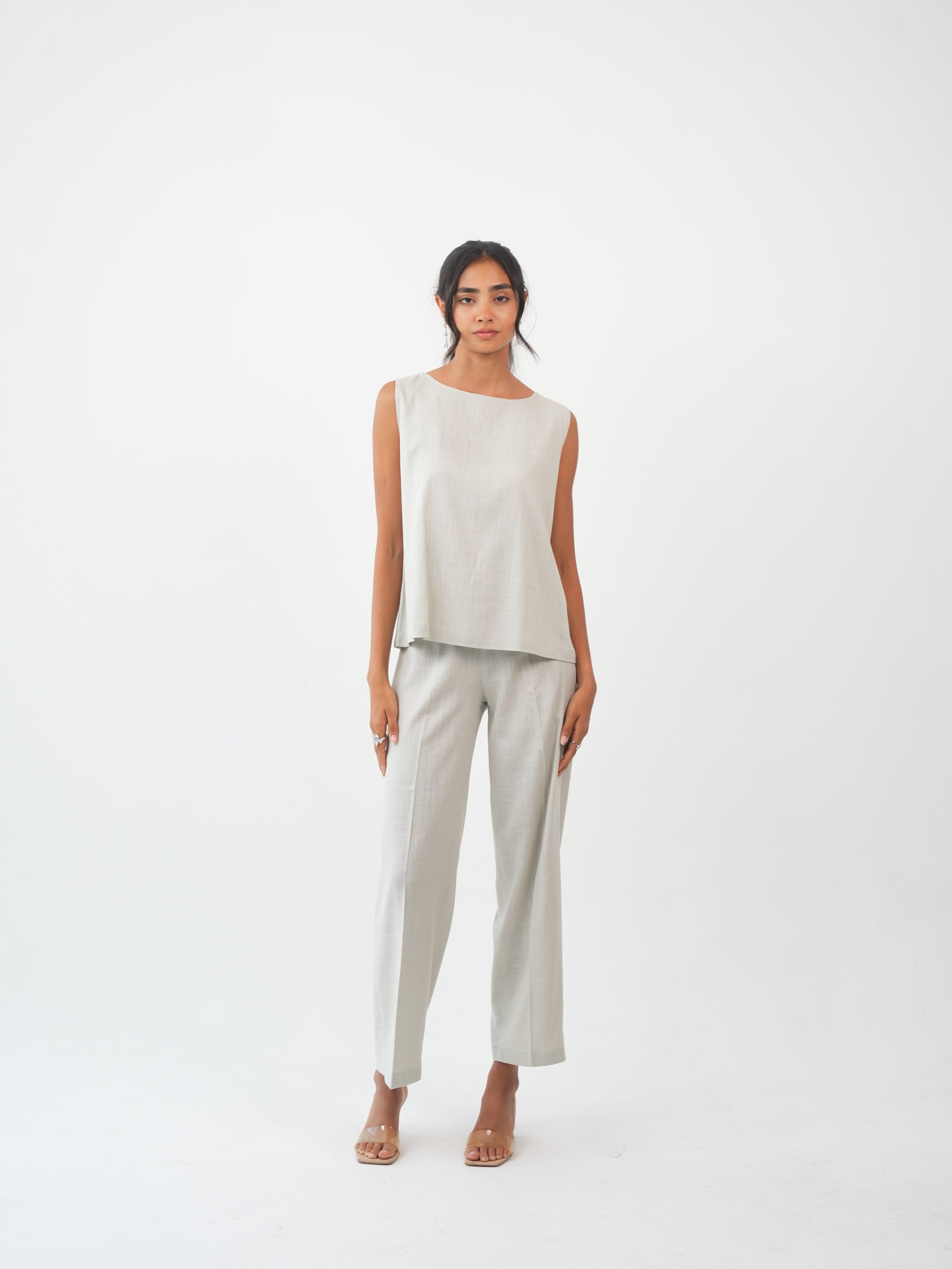 MIRA PANTS - Ivory Sand